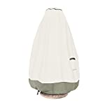 Bitubi Fountain Cover48"x68" 600D Oxford Cloth Garden Fountain Statue Protective Cover with Drawstring Waterproof Windproof Fountain Protector