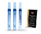 PAINTSCRATCH Touch Up Paint Tricoat Pen Car Scratch Repair Kit - Compatible/Replacement for Tesla All Models White Water Pearl Tricoat (Color Code: PPSW)