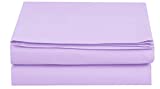 Premium Hotel Quality 1-Piece Flat Sheet, Luxury & Softest 1500 Thread Count Egyptian Quality Bedding Flat Sheet, Wrinkle, Stain and Fade Resistant, California King, Lilac