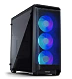 Phanteks Eclipse P400A Digital ATX Mid-tower(PH-EC400ATG_DBK01), Mesh Front Panel, Tempered Glass, Digital-RGB, Black