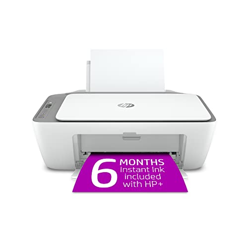HP DeskJet 2755e Wireless Color All-in-One Printer with Bonus 6 Months Instant Ink with HP+