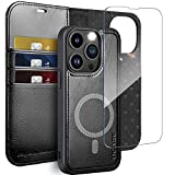 OCASE Compatible with iPhone 14 Pro Wallet Case with Card Holders, Magnetic Detachable 2 in 1 Flip PU Leather Case Folio RFID Blocking Kickstand Shockproof Removable Phone Cover 6.1 Inch 2022 (Black)