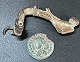 . 400 AD Roman Coin & Fibula (Brooch) Lot 2 Ancient Artifact Seller Cir