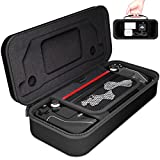 Daydayup Carrying Case Compatible with Steam Deck - Fit Charger AC Adapter - with 10 SD Games Cartridges & Stand Hard Shell Travel Pouch for Steam Deck Console & Accessories, Black [Updated Version]