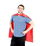 Reversible Adult Red and Red Superhero Costume Cape (Adult)