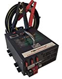 PowerMax PMBC 100 Amp 12V Battery Charger /Maintainer, Flash Reprogrammer & Adjustable Power Supply w/ 15ft Cables, Voltage Display & Mounting Brackets for RV, 12V Car Audio, Boat motors & LED + house