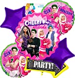 Disney Zombies 3 Birthday Party Supplies Balloon Bouquet Decorations, Multicolored