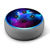 Galaxy Space Gasses - Vinyl Decal Skin Compatible with Amazon Echo Dot 3rd Generation Alexa - Decorations for Your Smart Home Speakers, Great Accessories Gift for mom, dad, Birthday, Kids