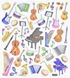 Tattoo King Multi-Colored Stickers-Orchestra