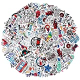 300 Pieces Music Stickers Motivational Vinyl Waterproof Stickers for Water Bottles Laptops Wall Scrapbook Skateboard for Kids Adults Teens, Men, Music Lovers, Women (Classic Style)