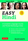 Easy Hindi: A Complete Language Course and Pocket Dictionary in One (Companion Online Audio, Dictionary and Manga included) (Easy Language Series)