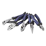 Kobalt BiMetal Chrome Nickel Steel Plier Set with Anti-Slip Grip, 5-Pieces