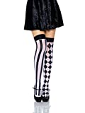 Leg Avenue Women's Checkerboard Thigh High