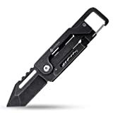 edcfans Keychain Knife, EDC Multitool Key Chains for man, Small Pocket Knives with Clip Box Cutter with Can / Bottle Opener, Screwdriver, Wrench and Pry Tool, Gifts for Men Women Dad Everyday Carry