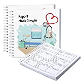 Nurse Report Sheet Notebook Pocket Notebook for Nurses Nursing Notepad Student Appreciation Journal for Organizing Notes, Giving Report (2 Pack)