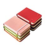 Ytzada Pocket Notebook 4 Pack, Small Softcover Mini Journal Notepad 2.9" x 4.3", 96 Sheets - 192 Lined Pages Elastic Closure Notebook for Traveler