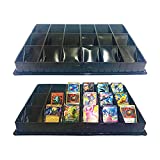 Totem World 18 Slot Trading Card Sorting & Dealer Tray 2 Pack Bundle - Perfect for Trading Card Sorting and Card Organization for Pokemon, Yu-Gi-Oh, and Magic The Gathering