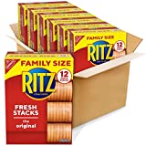 RITZ Fresh Stacks Original Crackers, Family Size, School Lunch Box Snacks, 6 - 17.8 oz Boxes