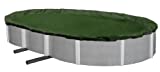 Blue Wave BWC820 Silver 12-Year 15-ft x 30-ft Oval Above Ground Pool Winter Cover,Forest Green