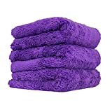 Chemical Guys Happy Ending Ultra Plush Edgeless Microfiber Towel, Purple (16" x 16")