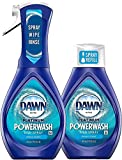 Dawn Powerwash Spray Starter Kit, Platinum Dish Soap, Fresh Scent, 1 Starter Kit + 1 Dawn Powerwash Refill, 16 fl oz each