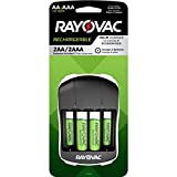 Rayovac AA & AAA Rechargeable Batteries with Battery Charger (2 AA & 2 AAA Rechargeable Batteries with Charger)