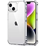 ESR for iPhone 13 Case/iPhone 14 Case, Military-Grade Protection, Shockproof Air-Guard Corners, Yellowing-Resistant Acrylic Back, Phone Case for iPhone 14/iPhone 13, Air Armor Case, Clear