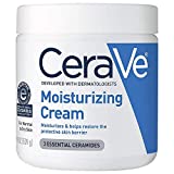 CeraVe Moisturizing Cream | Body and Face Moisturizer for Dry Skin | Body Cream with Hyaluronic Acid and Ceramides | Normal | Fragrance Free | 19 Oz | Packages May Vary