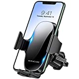 [Upgraded] Miracase Car Phone Mount, Air Vent Cell Phone Holder for Car, Universal Car Phone Holder Cradle Compatible with iPhone 14 Series/14 Pro Max/iPhone 13 Series/iPhone 12/11/XR and More