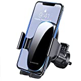 [Upgraded-2nd Generation] Miracase Universal Phone Holder for Car, Air Vent Car Phone Holder Mount Compatible with iPhone 14 Series/14 Pro Max/13 Series/12 Series/11 and All Phones, Black