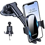 Miracase 4-in-1 Cell Phone Holder for Car, Universal Car Phone Holder Mount for Dashboard Air Vent Windshield Compatible with iPhone 14 Series/iPhone 13 Series/iPhone 12/Samsung and All Phones