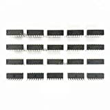 Todiys New 20Pcs for CD4017 CD4017B HCF4017BE HEF4017BP TC4017BP DIP-16 CMOS Decade Counter with 10 Decoded Outputs IC Chip CD4017BE