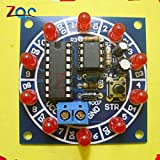 Wheel of Fortune NE555 CD4017 Kit Electronic DIY Bricolaje Trousse Electronica Production Lucky Rotary Suite Components 3.5-6V