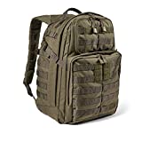 5.11 Tactical Backpack Rush 24 2.0 Military Molle Pack, CCW and Laptop Compartment, 37 Liter, Medium, Style 56563 Ranger Green
