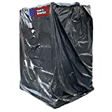 Sandbaggy Black Pallet Covers | Made in USA | Tarp Fits Large Pallets Up to 55" x 55" x 75" | Built w/ 1 Year UV Protection | Heavy Duty 3 Mil Thick Plastic (Pack of 25, 3 Mil Thick)