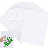 24 Pcs Masking Paper Stamping Mask Paper Adhesive Stamp Masking Paper for Positioning Stamps Crafting Scrapbooking DIY Craft Designs Projects Card Making, 5 x 7 Inches