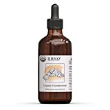 HBNO Organic Frankincense Essential Oil 4 oz (120ml) - USDA Certified, 100% Pure & Natural Frankincense Oil, Steam Distilled, Boswellia Serrata - Perfect for Relaxation and Skin Therapy
