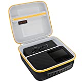 Canboc Hard Carrying Case for Canon SELPHY CP1500/ CP1300/ CP1200 Wireless Compact Photo Printer, Mesh Bag fits Photo Paper and Other Small Accessories, Black