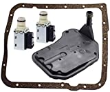 TOPEMAI 4L60E Shift Solenoid and 4L60E Transmission Filter Gasket kit Compatible with Cadillac Buick Blazer Astro Replace 24230298 24208576