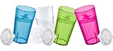 Reflo Smart Cup (4-pack, all four colors) Now Unbreakable, Open Rim Training Cups For Toddlers, 360 Free-Flow, No Suction - USA Made