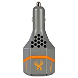 Wildgame Innovations ZeroTrace Plasma Ion Vehicle Unit | Scent Eliminator Car Plug-in, Gray, One Size (PIONVHL)