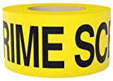 Crime Scene Do Not Cross Barricade Tape 3 inch X 1000 feet  Halloween Decoration Party Tape  Bright Yellow with a Bold Black Print  3 in. Wide for Maximum Readability  Tear Resistant Design