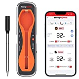 ThermoPro TempSpike Premium Truly Wireless Meat Thermometer with 500-Ft Remote Range, Bluetooth Meat Thermometer with Wire-Free Probe, Meat Thermometer Wireless for Sous Vide Smoker Rotisserie