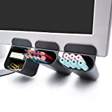 Goblin's Treasures New Creative DIY Screen Pen Pencil Holders Desktop Accessories Bags Desk Organizers Containers Storage Bags-3 Pack (Gray)