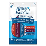 Petco Brand - Whole Hearted Squeezable Puree Cat Treat Variety Pack, 0.5 oz., Count of 6