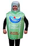 Hand Sanitizer Costume, Men's or Women's Adult Unisex Hand Sanitizer Costume, One Size Fits Most Adults Green