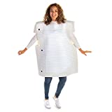 Blank Page Paper Halloween Costume - Funny Customizable One-Size Adult Costume