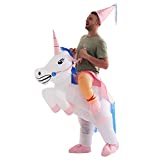 YEAHBEER Unicorn Costume Inflatable Suit Halloween Cosplay Fantasy Costumes (Unicorn)