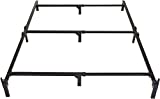 Amazon Basics Metal Bed Frame, 9-Leg Base for Box Spring and Mattress - Queen, 79.5 x 59.5-Inches, Tool-Free Easy Assembly