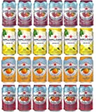 San Pellegrino Sparkling Fruit Beverages Variety Pack - 11.15 Fl Oz Cans - In Sanisco Box (24 Pack)